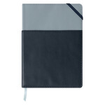 Designworks Ink Blue + Navy Vegan Leather Pocket Journal