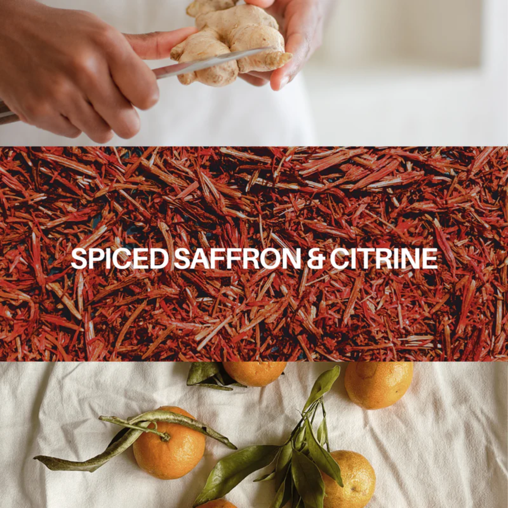 DeAndra Craigman Studios Spiced Saffron & Citrine Candle & Playlist