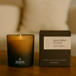 DeAndra Craigman Studios Spiced Saffron & Citrine Candle & Playlist