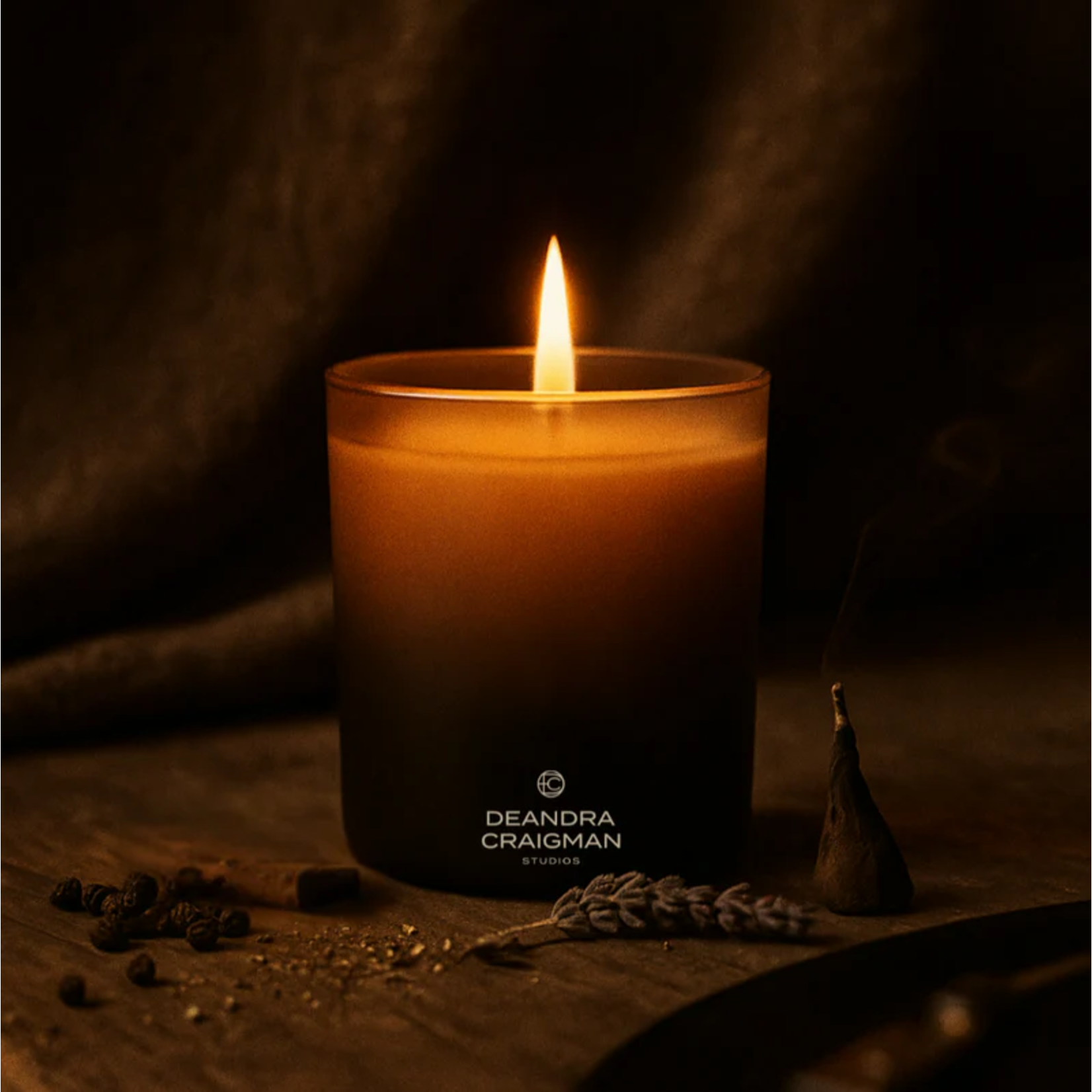 DeAndra Craigman Studios Black Pepper & Bergamot Candle & Playlist