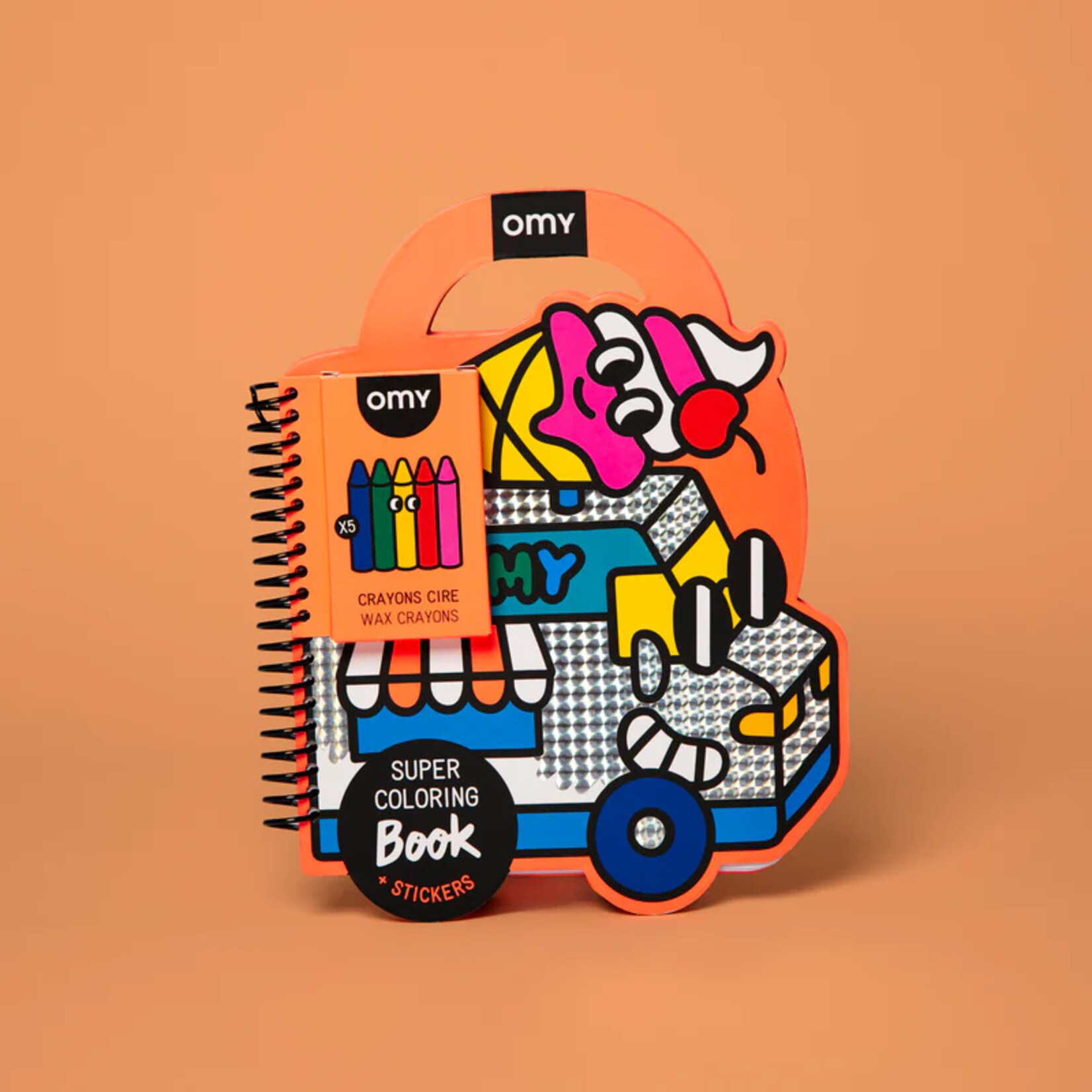 Super Coloring & Sticker Book- Yummy