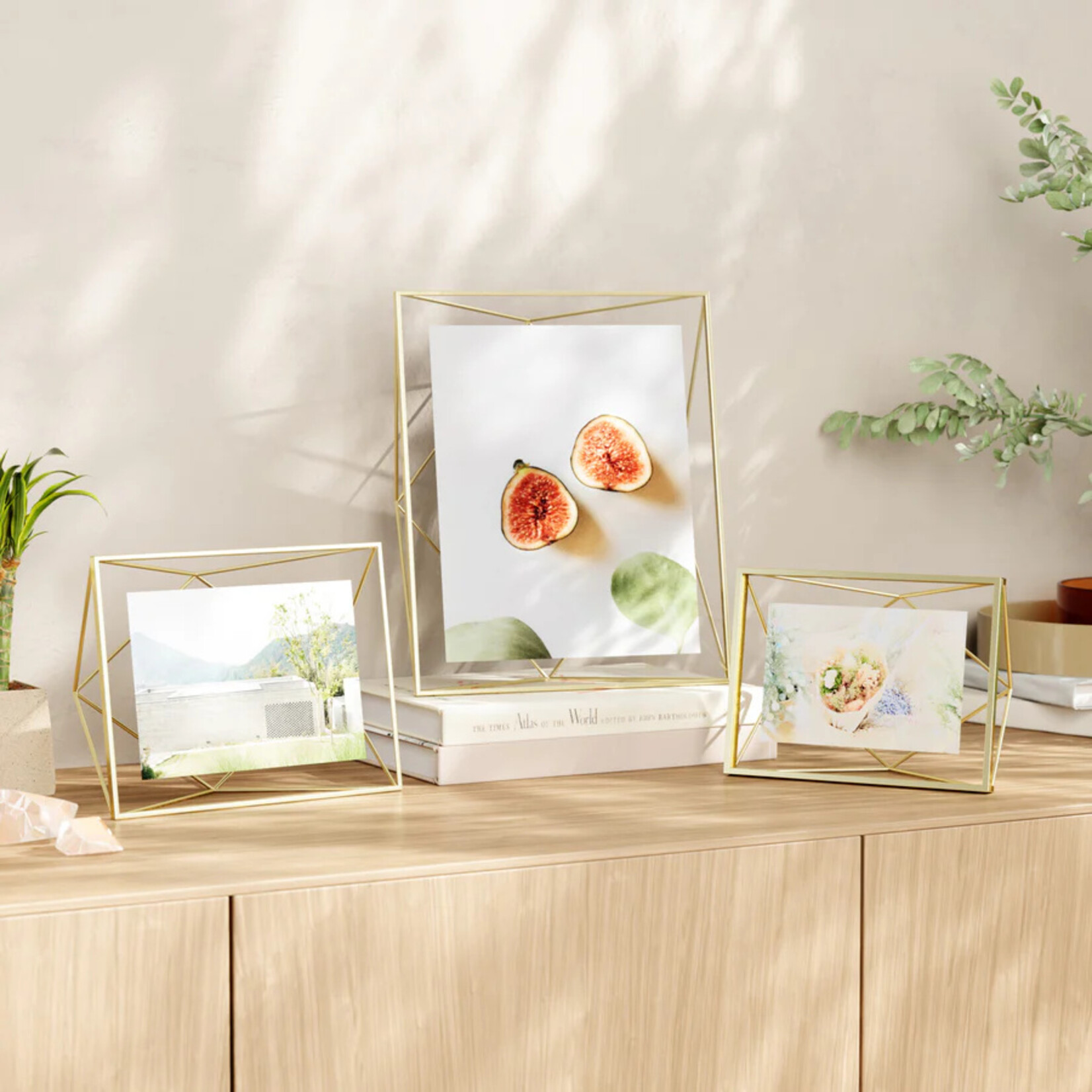 Prisma 8" X 10" Matte Brass Picture Frame