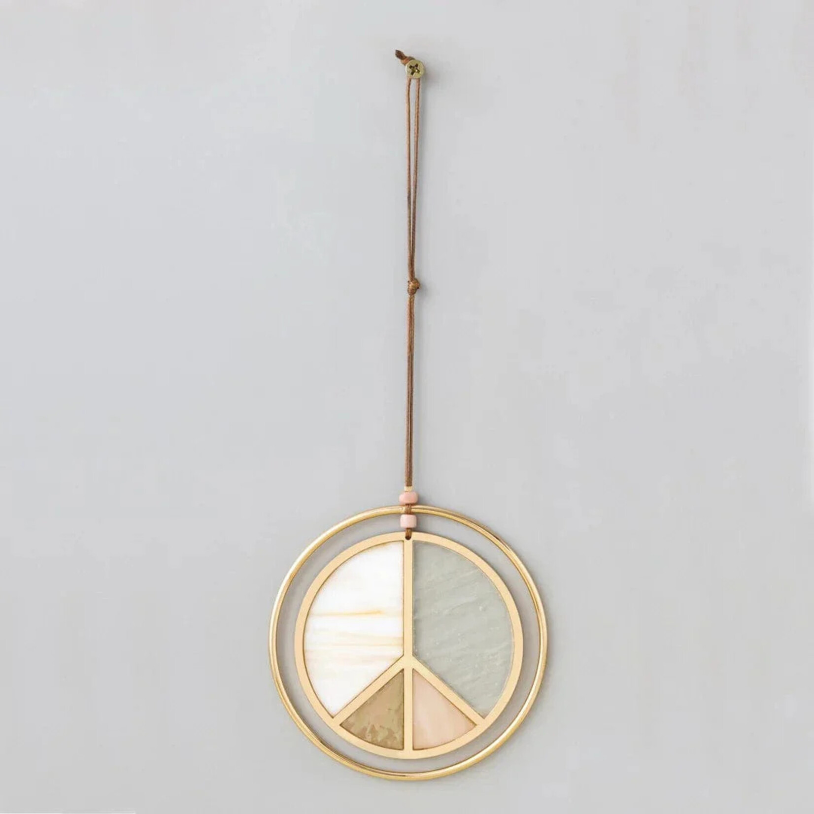 Scout Curated Wears Stained Glass Light Catcher - Peace Sign