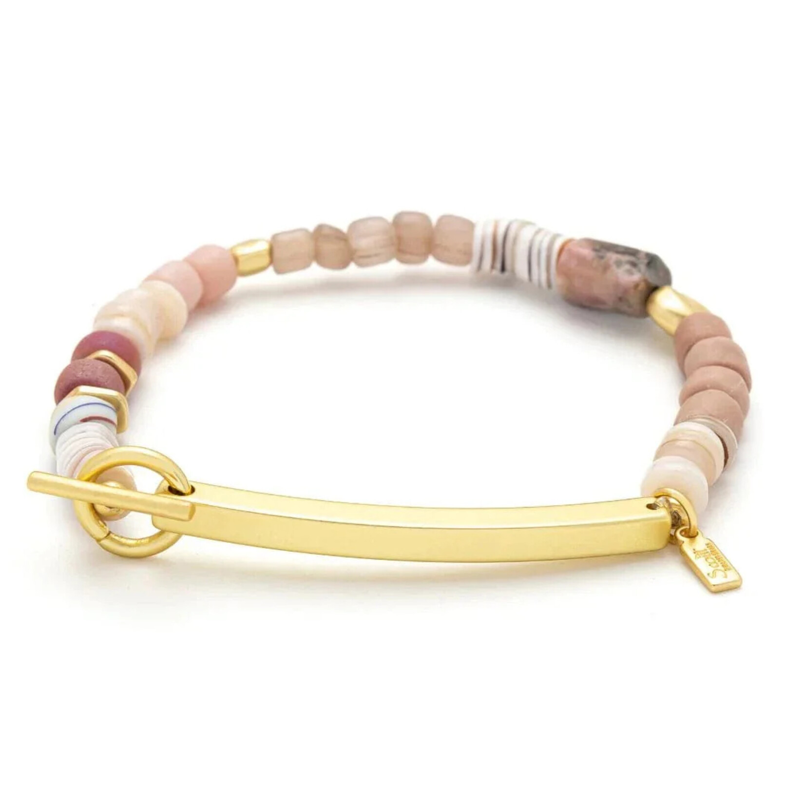 Scout Curated Wears You Are Loved Gold Bracelet