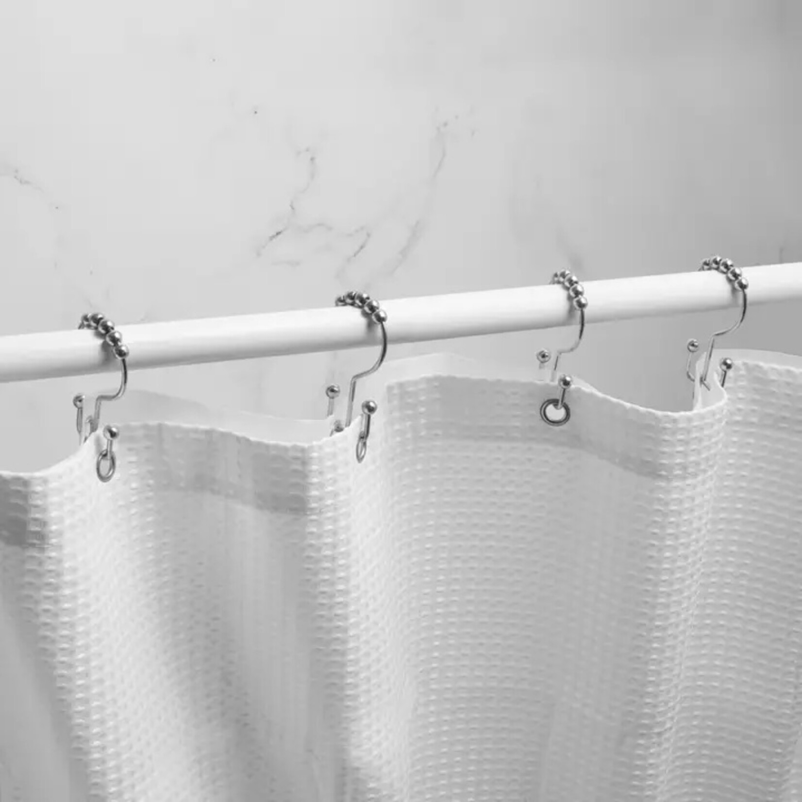 Core Home Silver Double Sided Shower Hooks