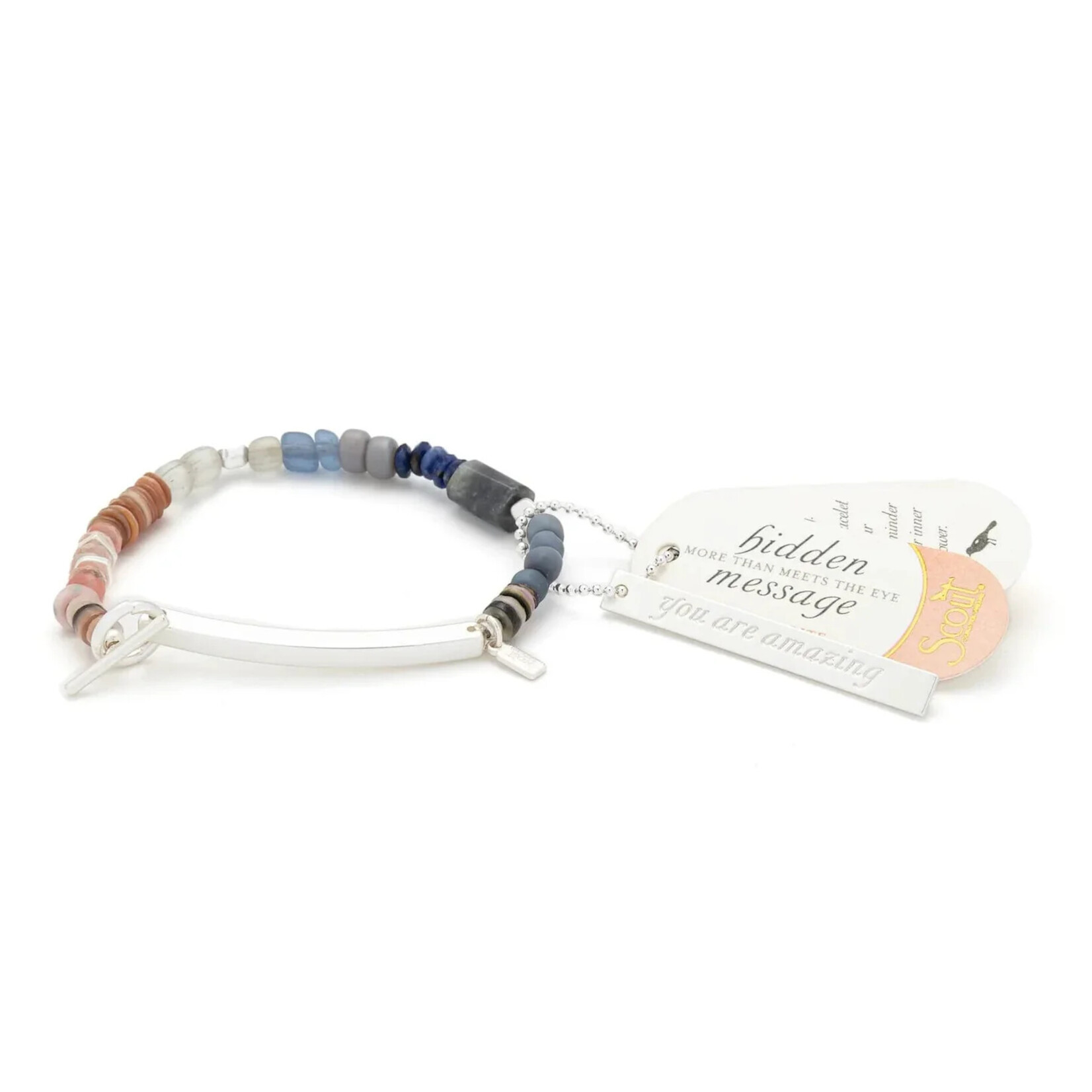 Scout Curated Wears You Are Amazing Silver Bracelet