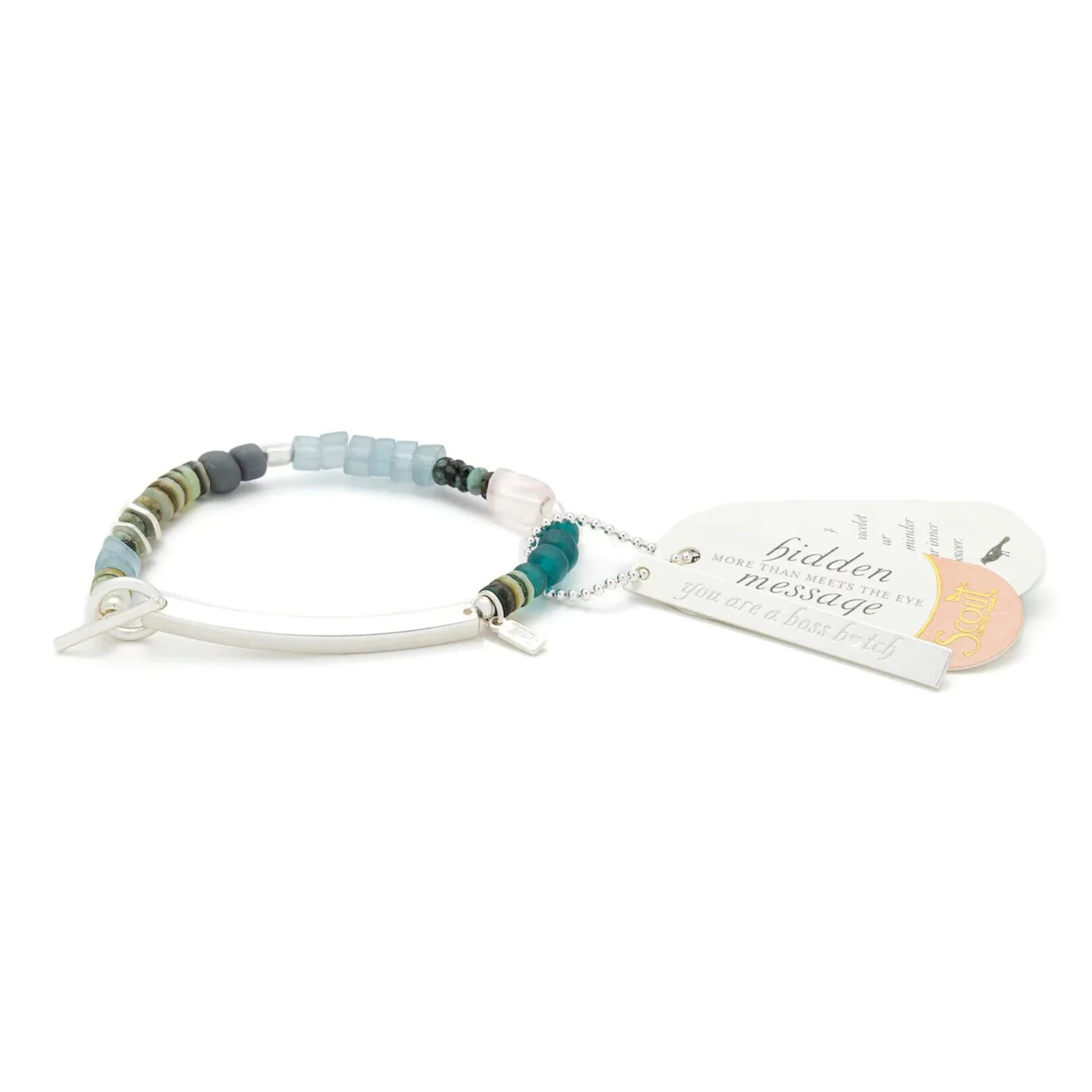 Scout Curated Wears You Are A Boss Silver Bracelet