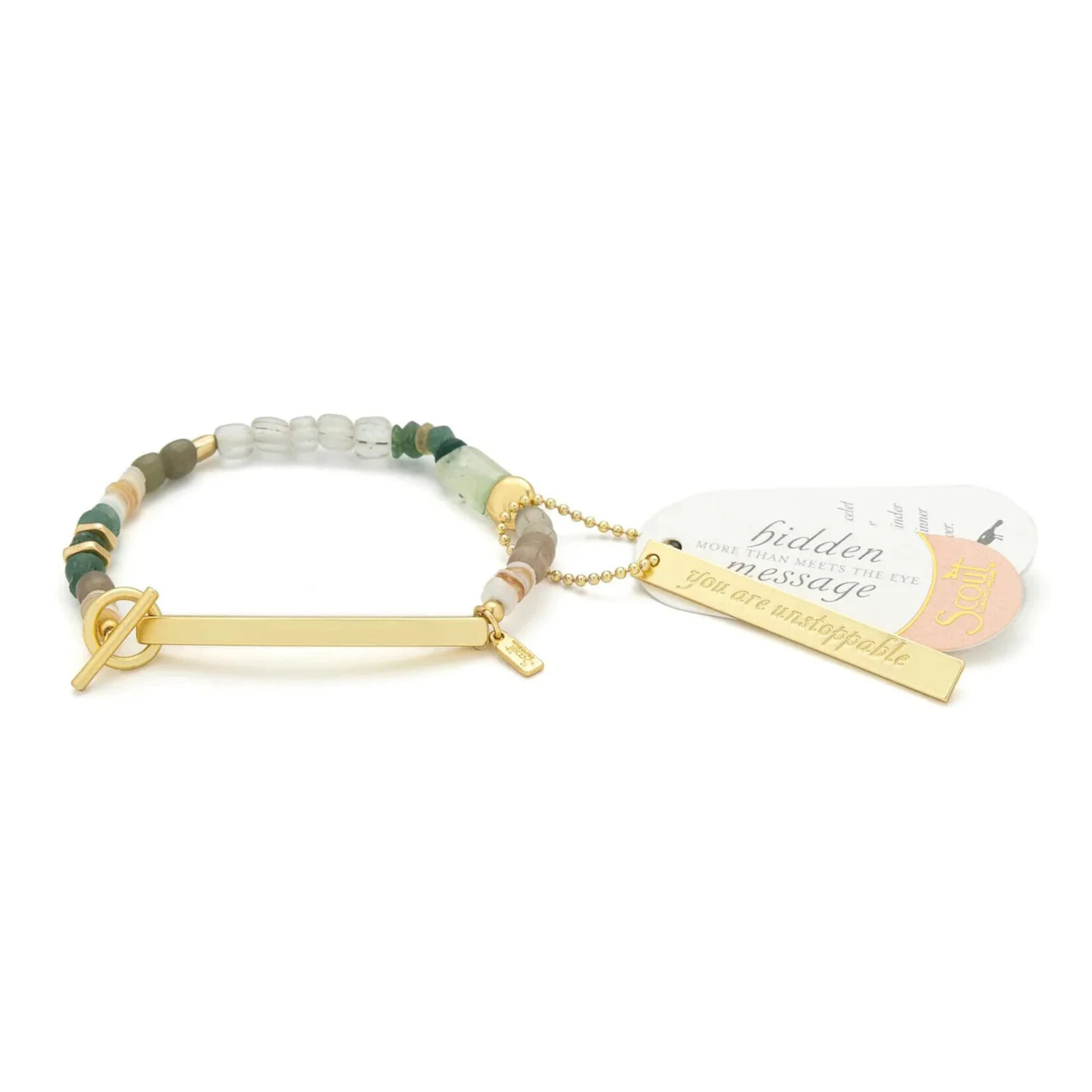 Scout Curated Wears You Are Unstoppable Gold Bracelet