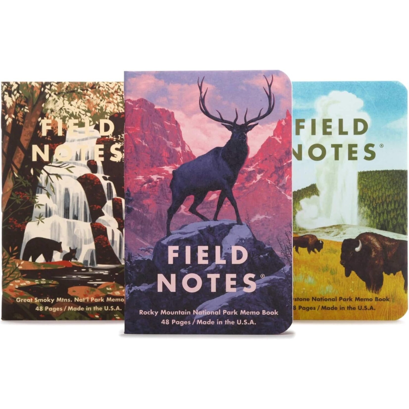 Field Notes National Park 3-Pack Memo Book