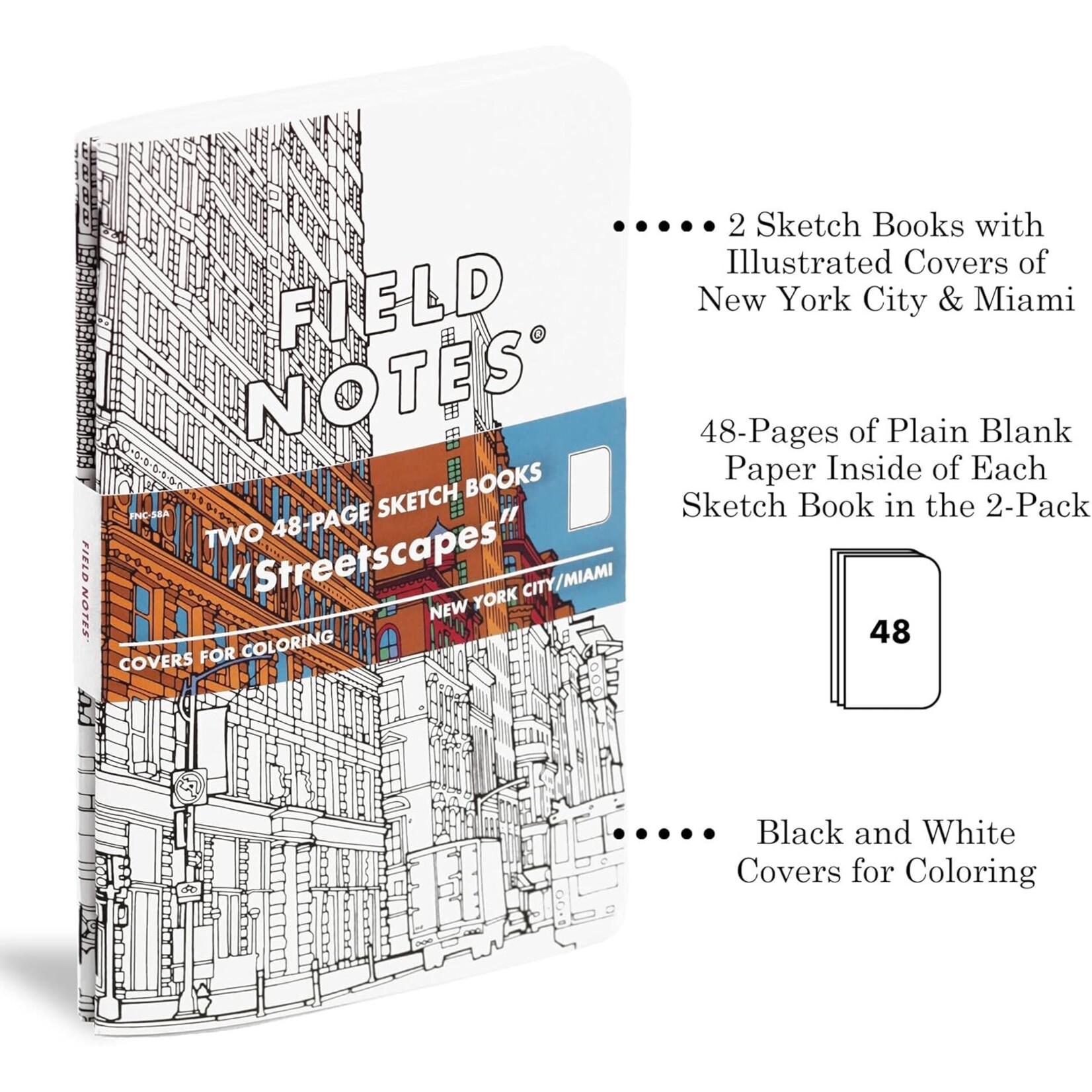 Field Notes Streetscapes New York + Miami 2- Pack