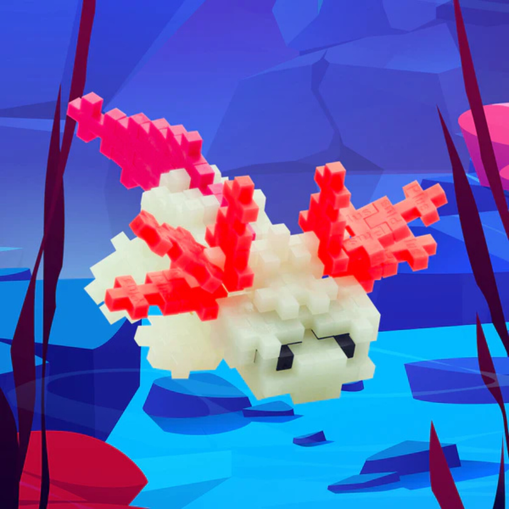 Plus-Plus USA Tube- Axolotl