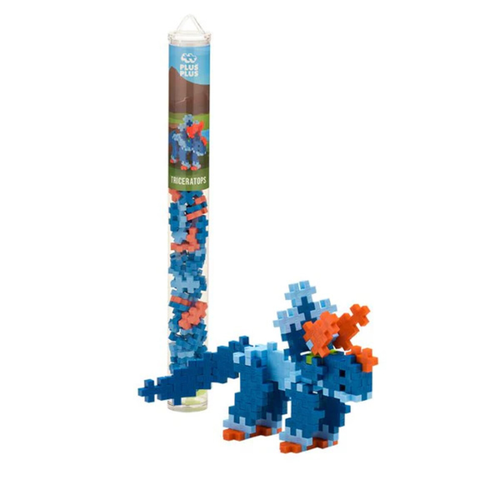 Plus-Plus USA Tube- Triceratops