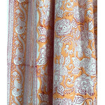 Natural Habitat Rashmi Orange Shower Curtain