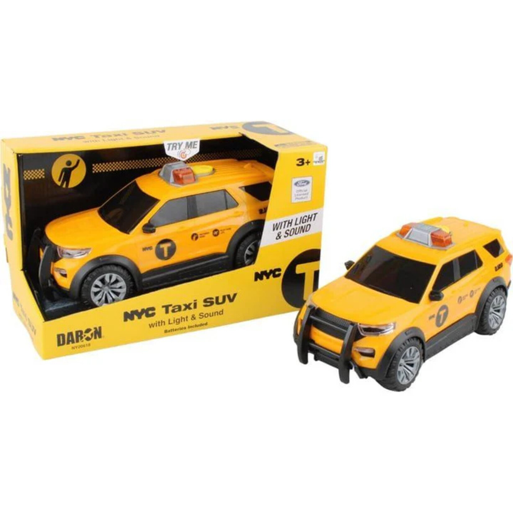 Daron Worldwide Trading NYC Taxi SUV w/ Lights and Sound