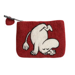 Just Dutch US Moomin Handmade Purse Up & Down Deep Red