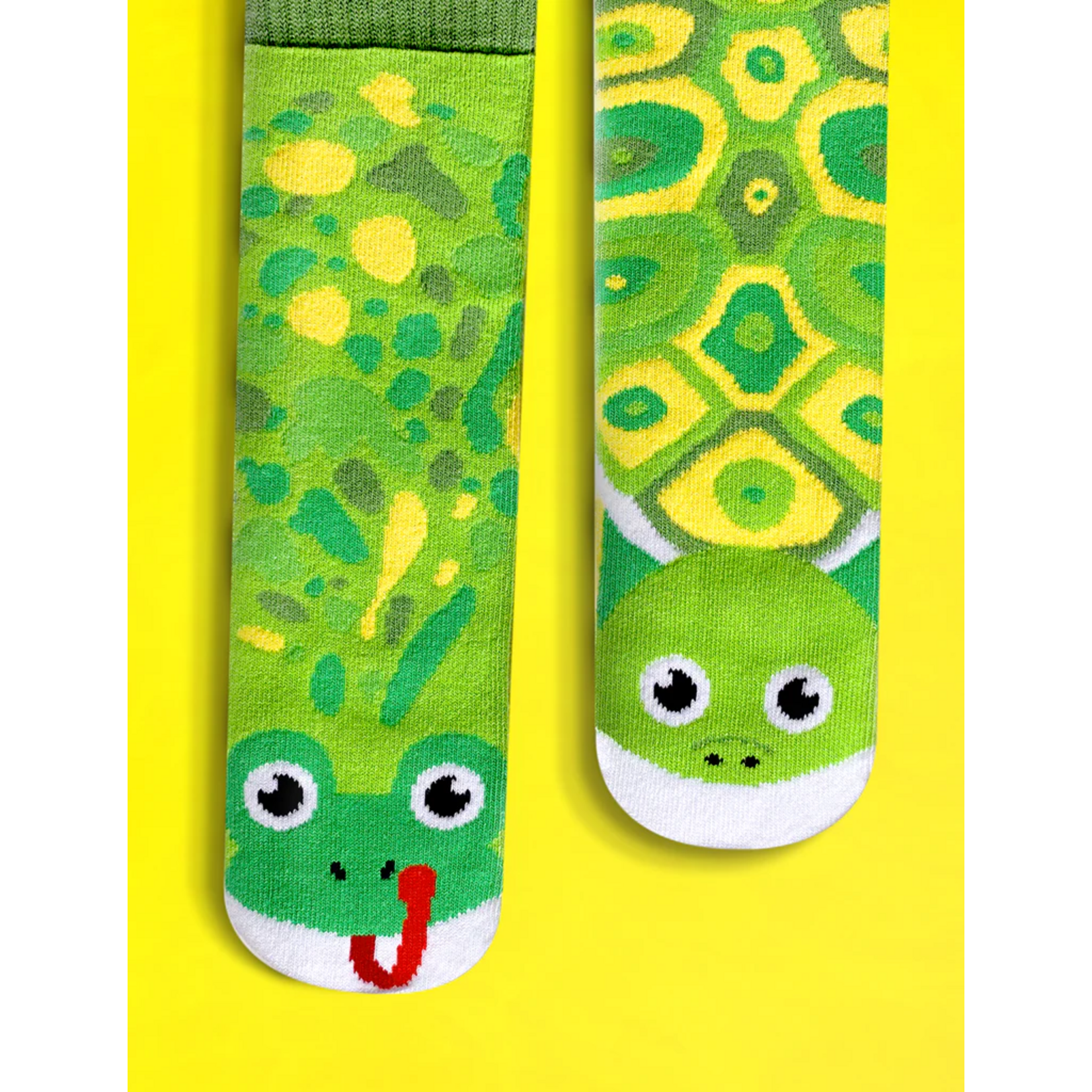 Pal Socks Frog & Turtle Mismatched Non-Slip Socks (Kids Small)