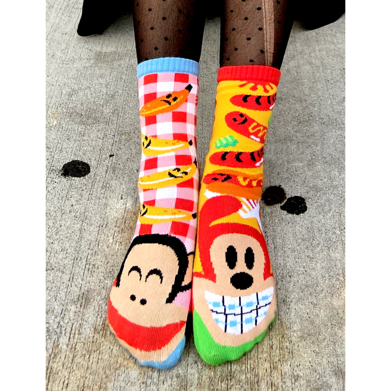 Pal Socks Julius & Bob Mismatched Socks (Adult Large)