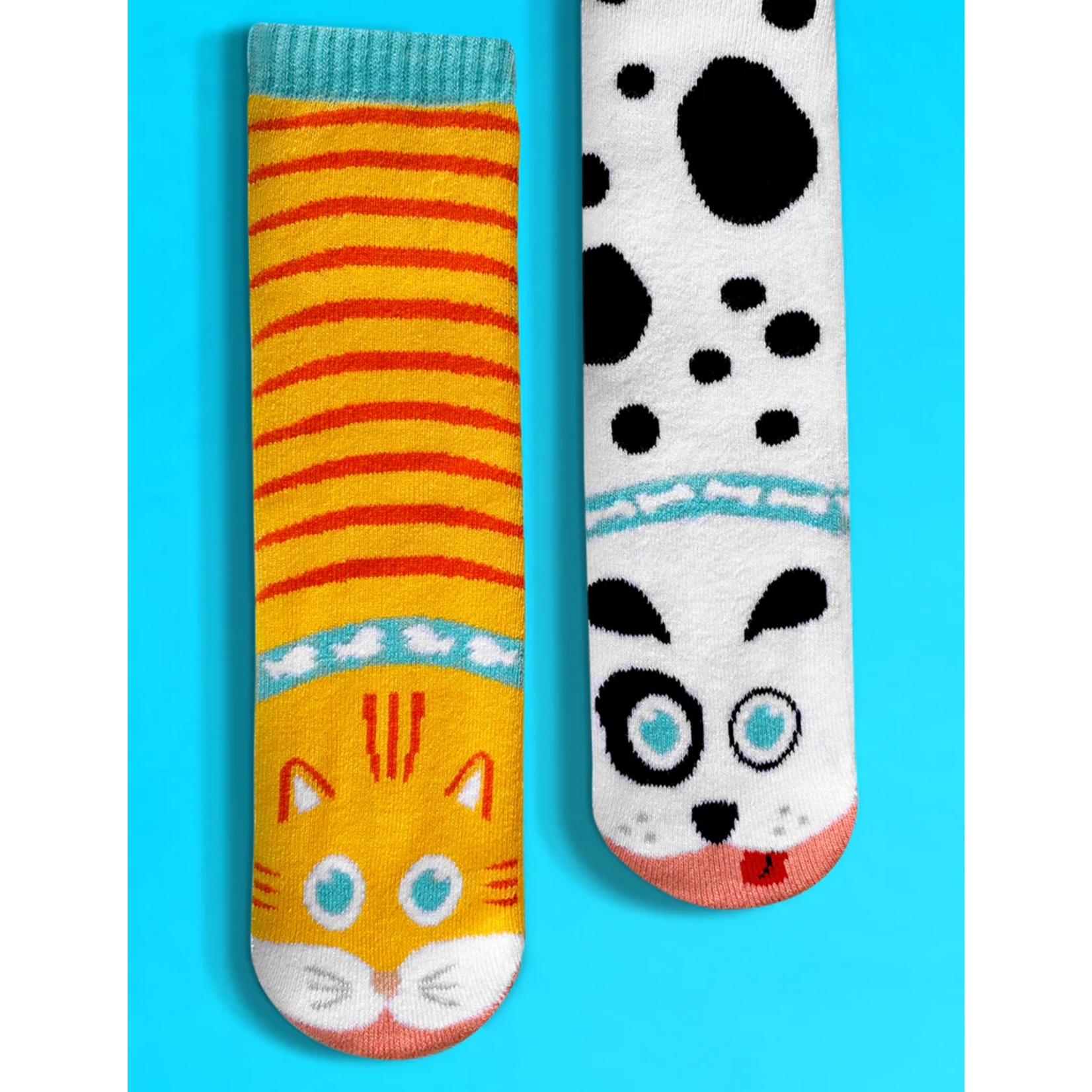 Pal Socks Cat & Dog Mismatched Socks (Adult Small)