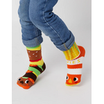 Pal Socks Burger & Fries Mismatched Socks (Adult Large)
