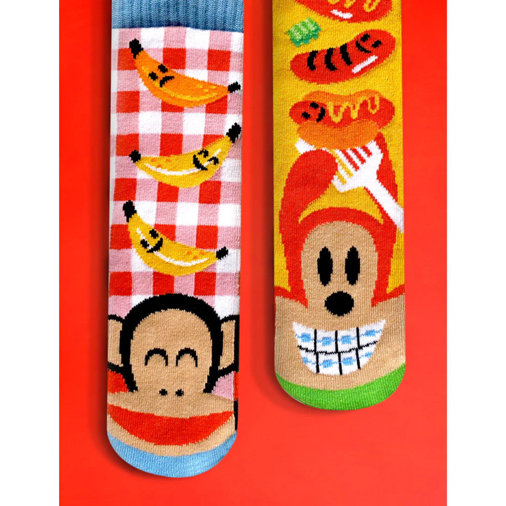 Pal Socks Julius & Bob Mismatched Socks (Adult Small)