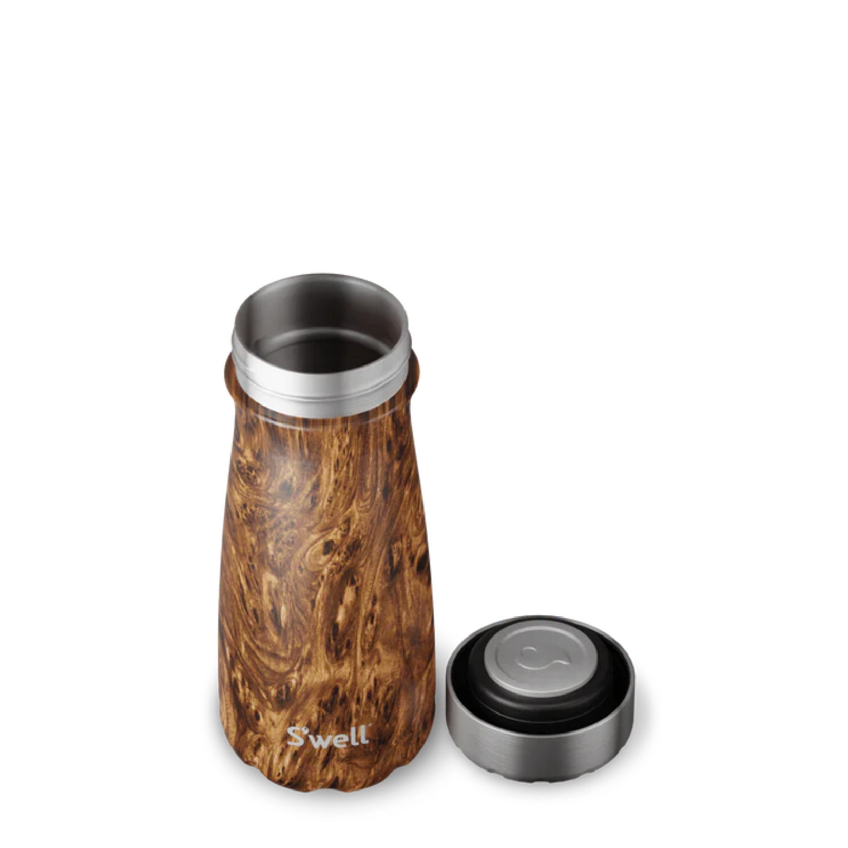 Swell 16oz Stainless Steel Teakwood Traveler