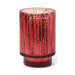 Paddywax Winter Berry 12oz. Ribbed Mercury Glass Candle