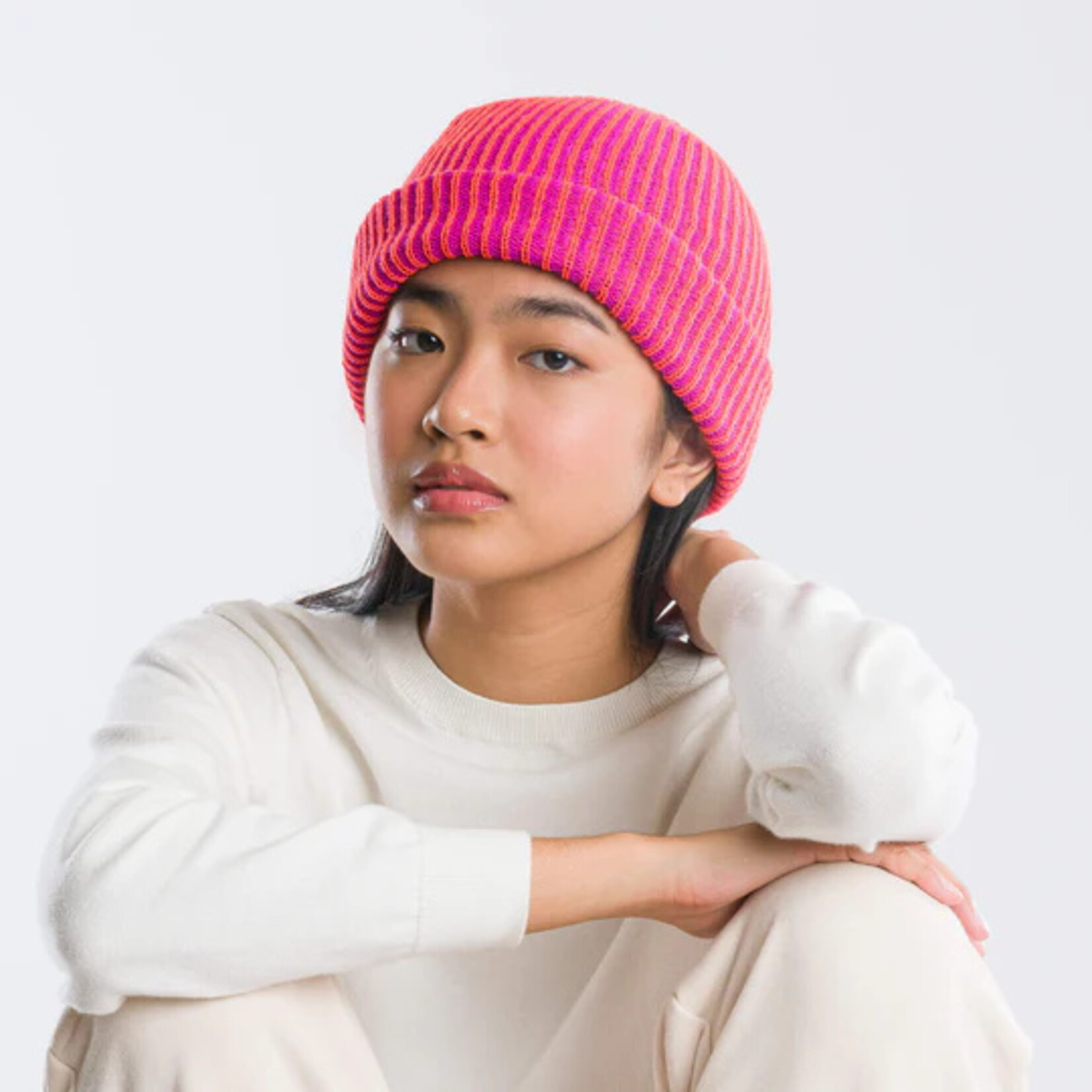 Verloop Rib Simple Knit Beanie- Camel Poppy