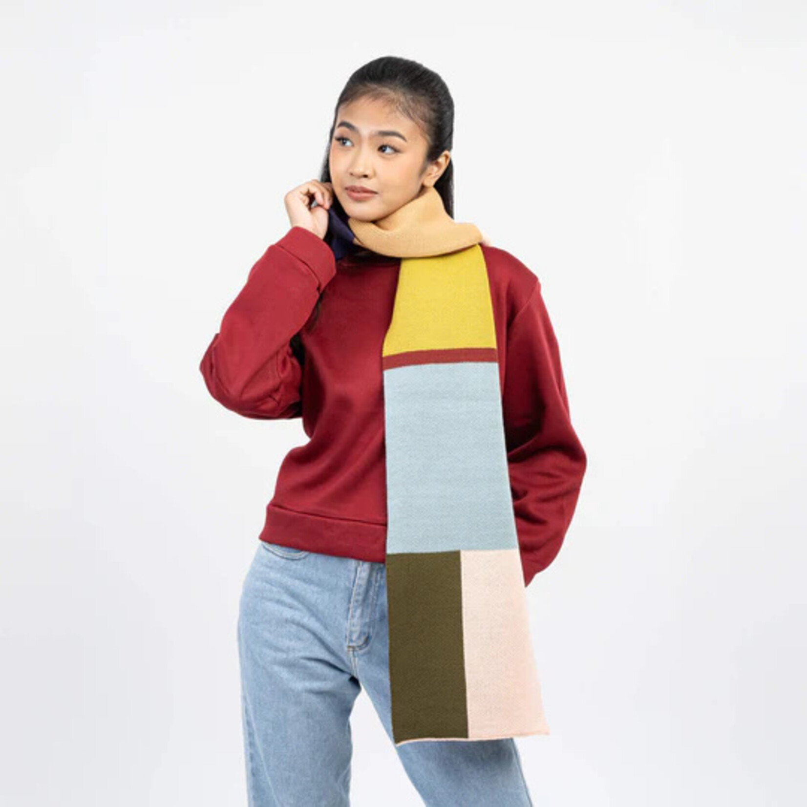 Verloop Mismatch Big Scarf- Desert