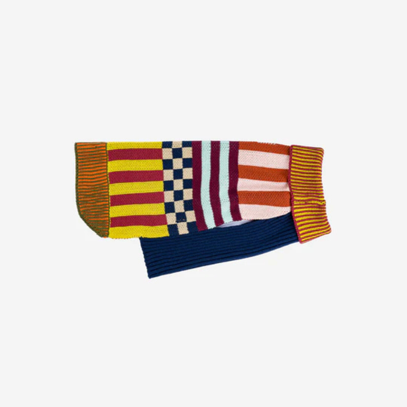 Verloop Pattern Patch Dog Sweater- Large Desert