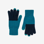 Verloop Colorblock Knit Touchscreen Gloves- Navy Teal