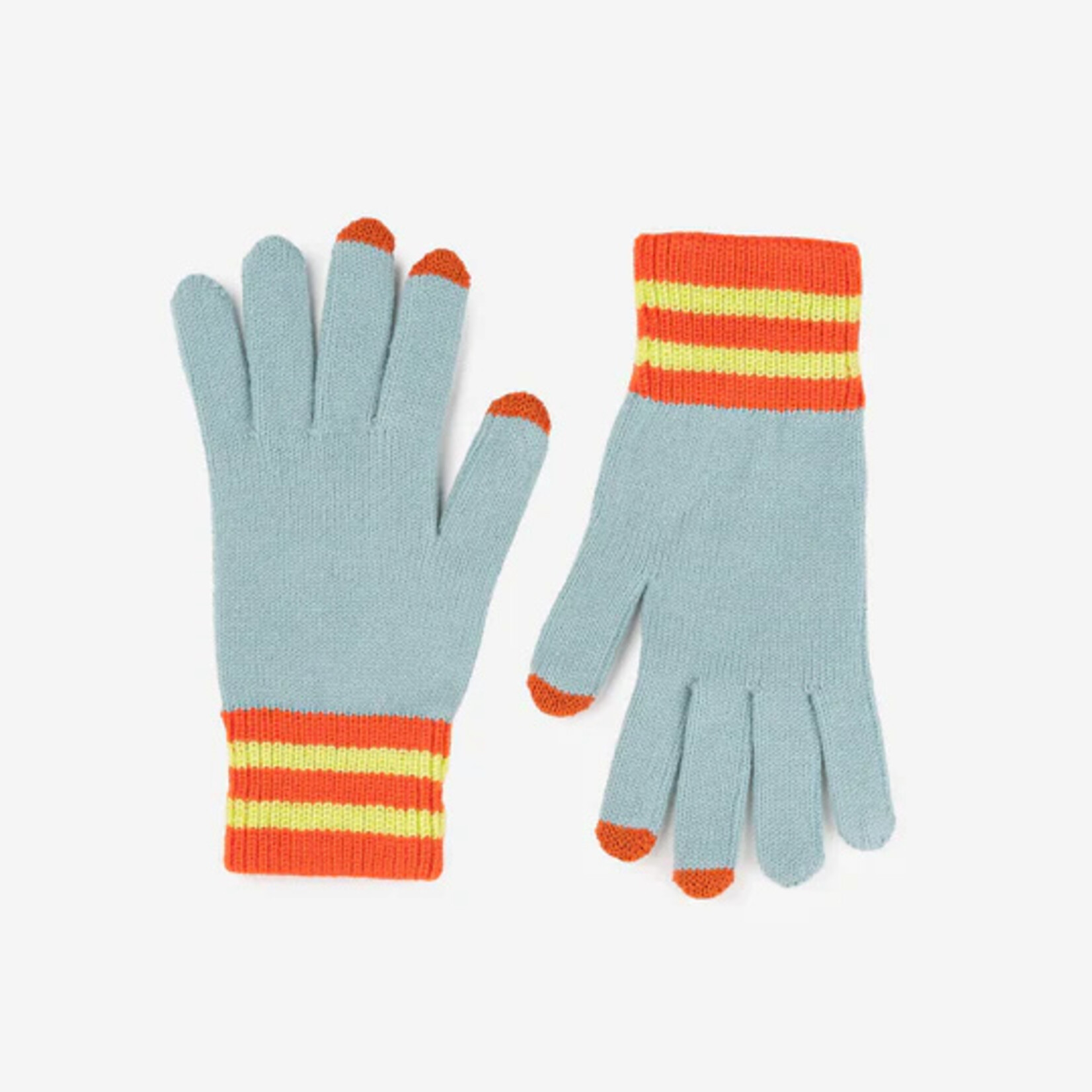 Verloop Sport Cuff Touchscreen Gloves- Stone Blue