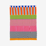 Verloop Patchwork Stripe Throw- Rainbow