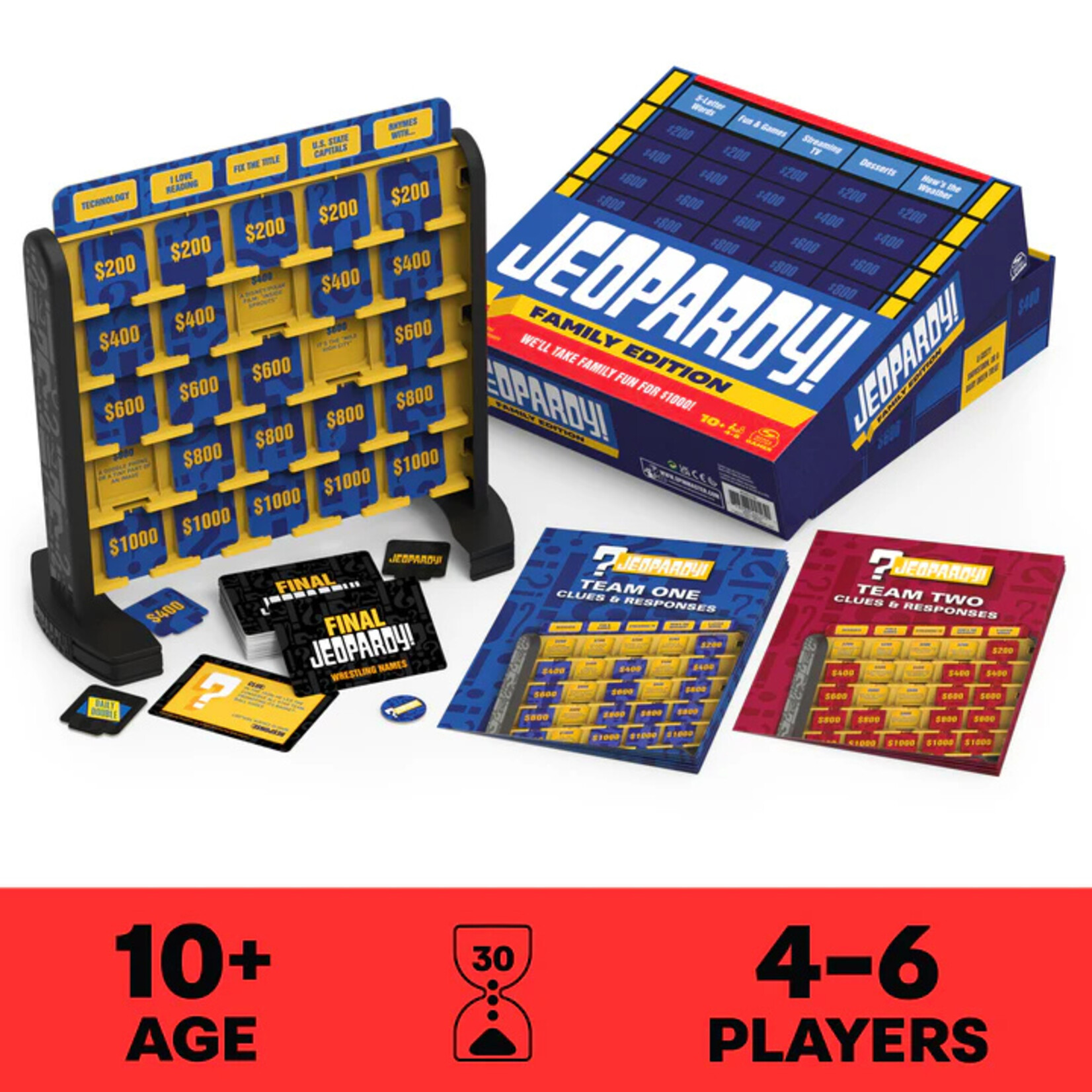Variety Distributors Jeopardy! Family Edition Trivia Board Game