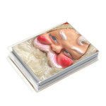 The Mincing Mockingbird SET OF 8 Santa Doll Boxed Holiday Cards