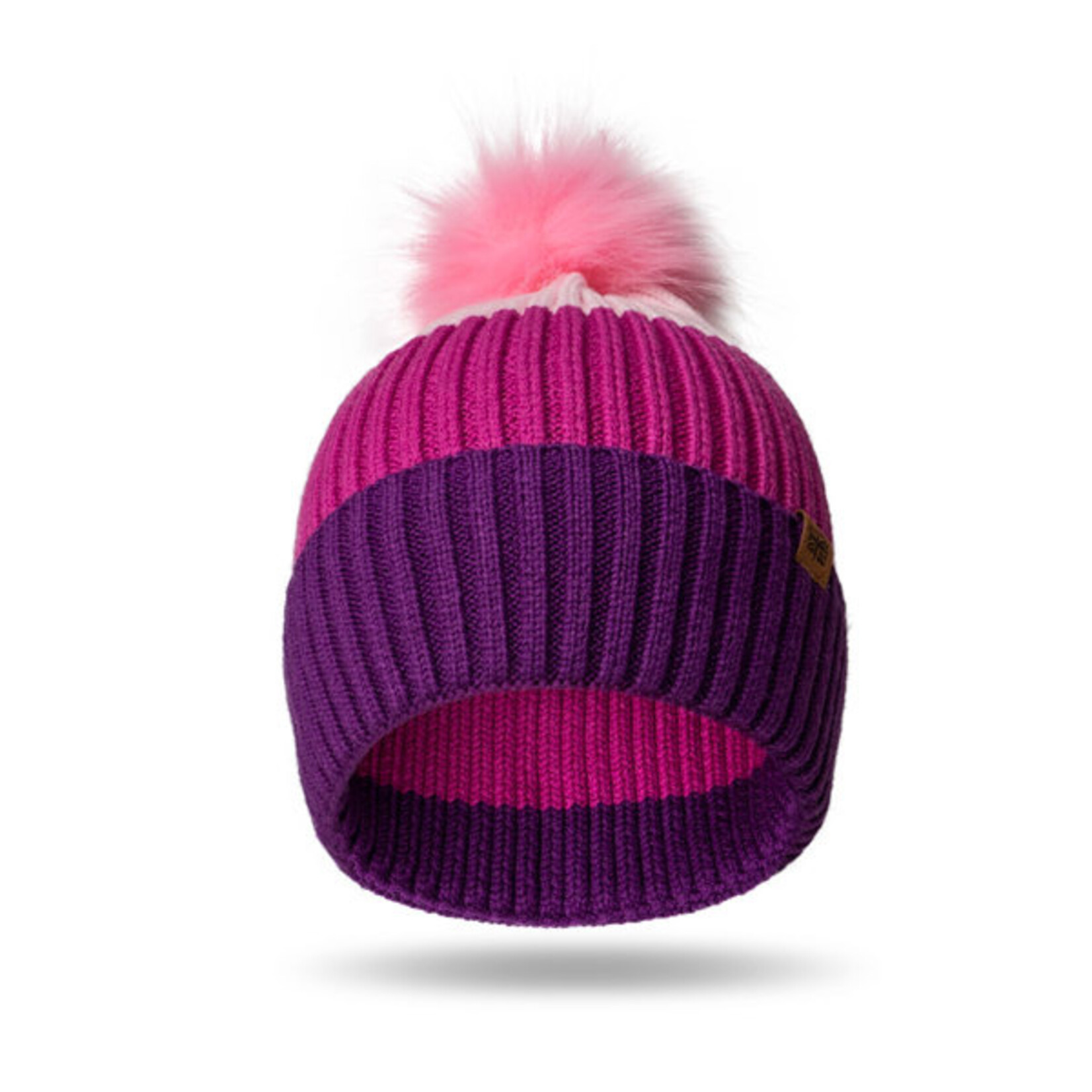 DM Merchandising Kid's Knit Pom Hat- Pink