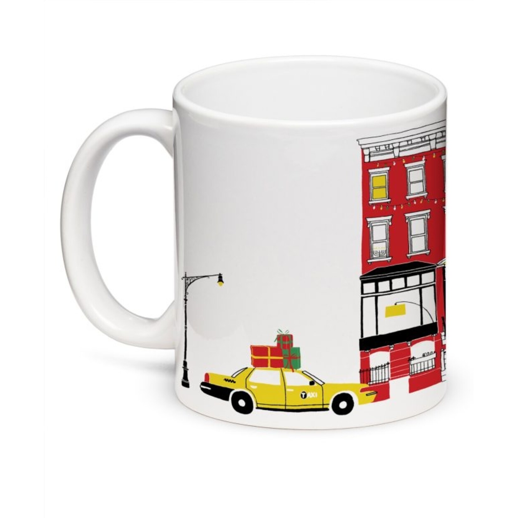 Claudia Pearson Holiday Brownstone Mug