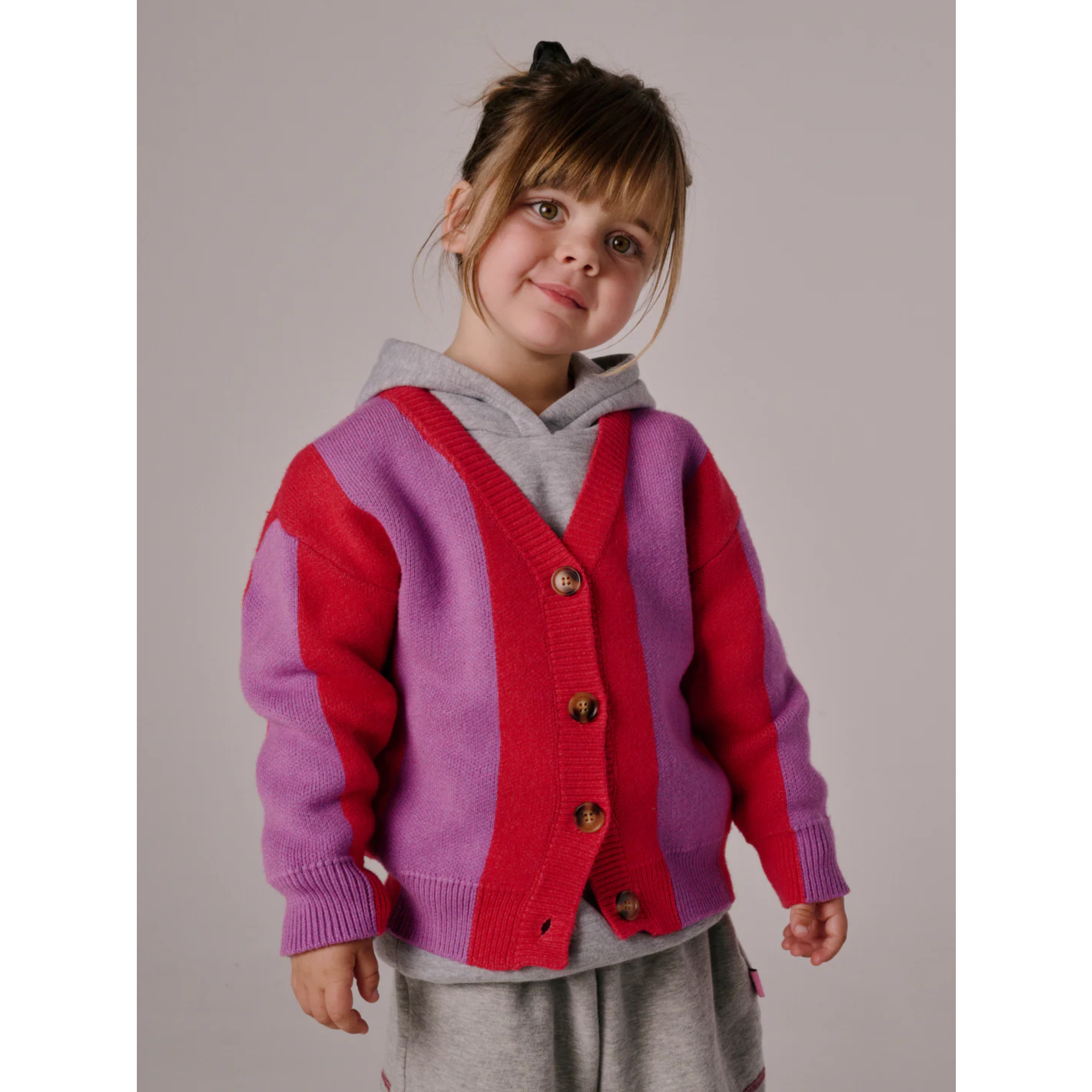 Milk Teeth Stripe Cardigan