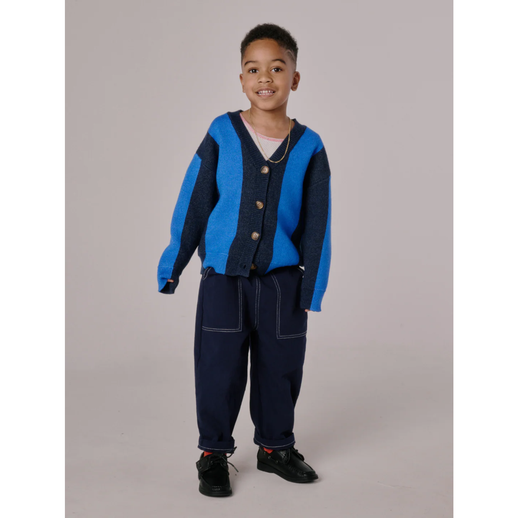 Milk Teeth Stripe Cardigan