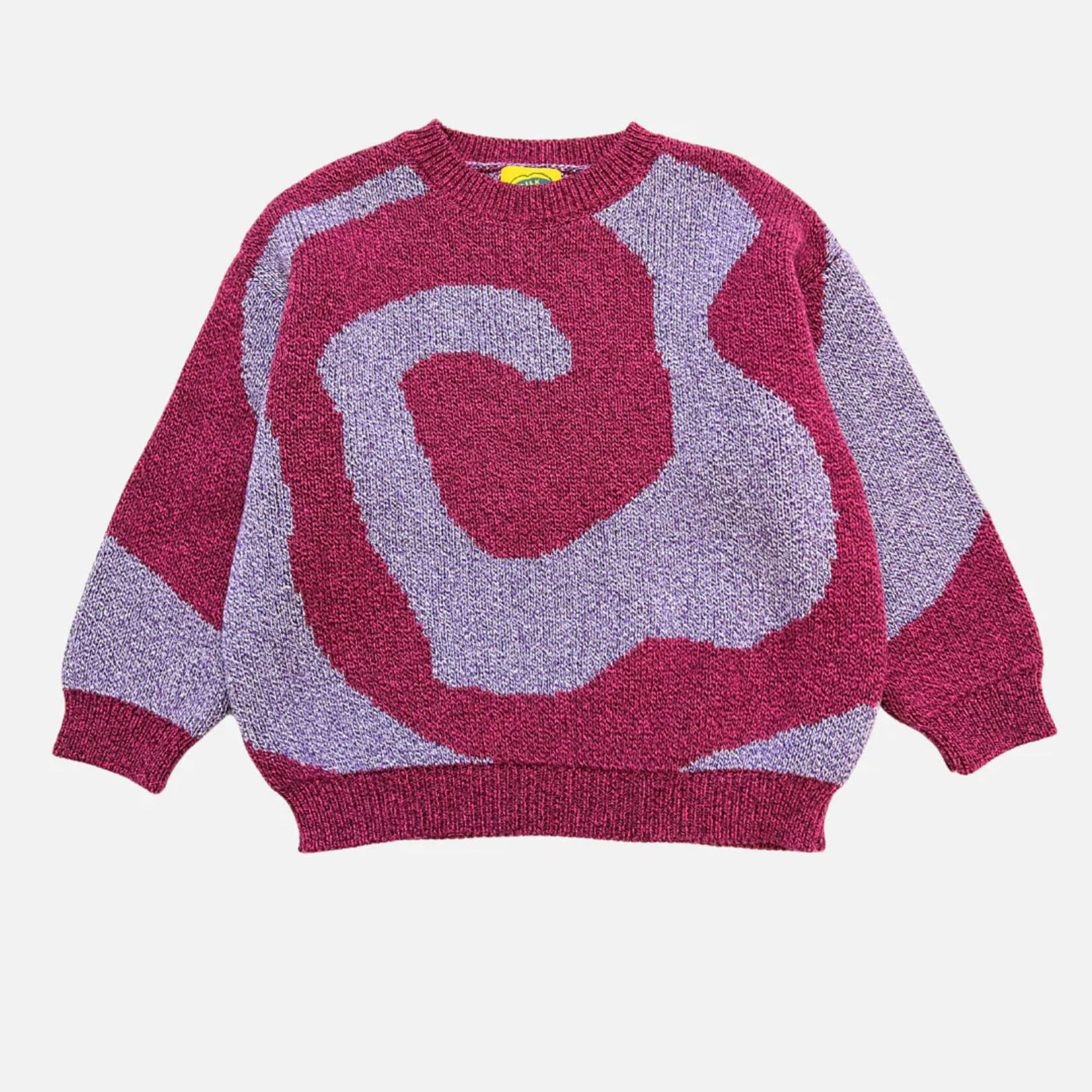 Milk Teeth Swirl Sweater Pink