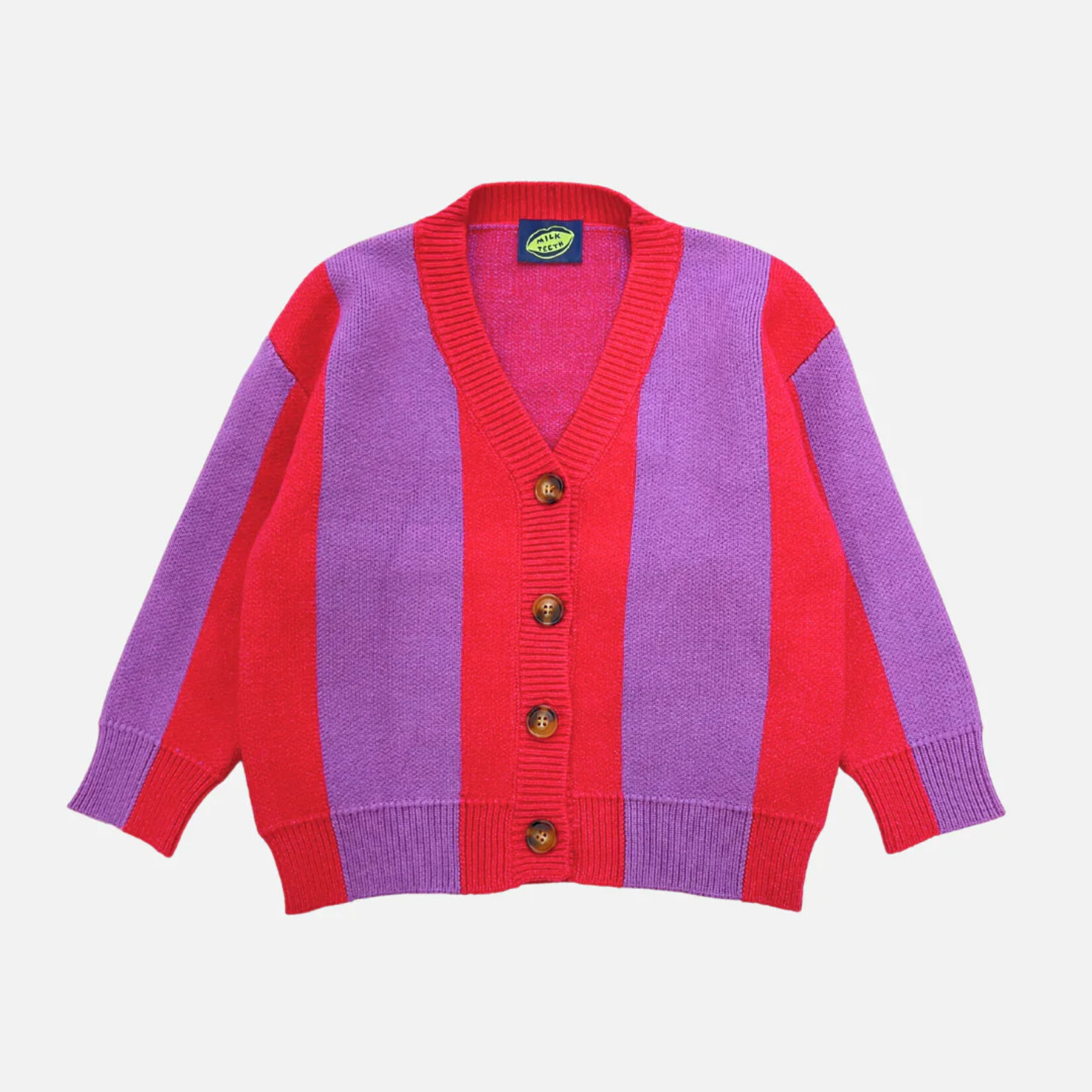 Milk Teeth Stripe Cardigan