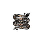 Desert Snake Tattoo Pair (Metallic)