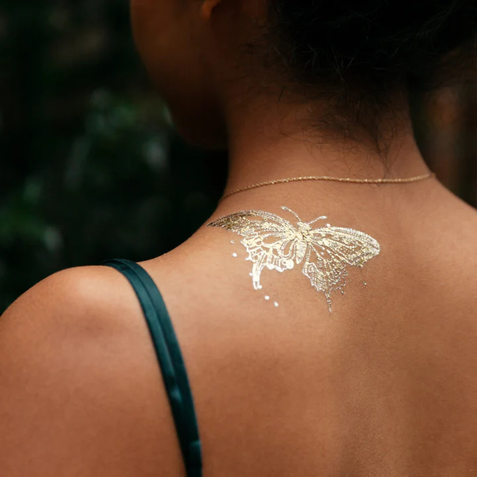 Gold Flit Tattoo Pair
