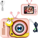 JSBlueRidge Toys Snail Selfie Toddler Digital Camera