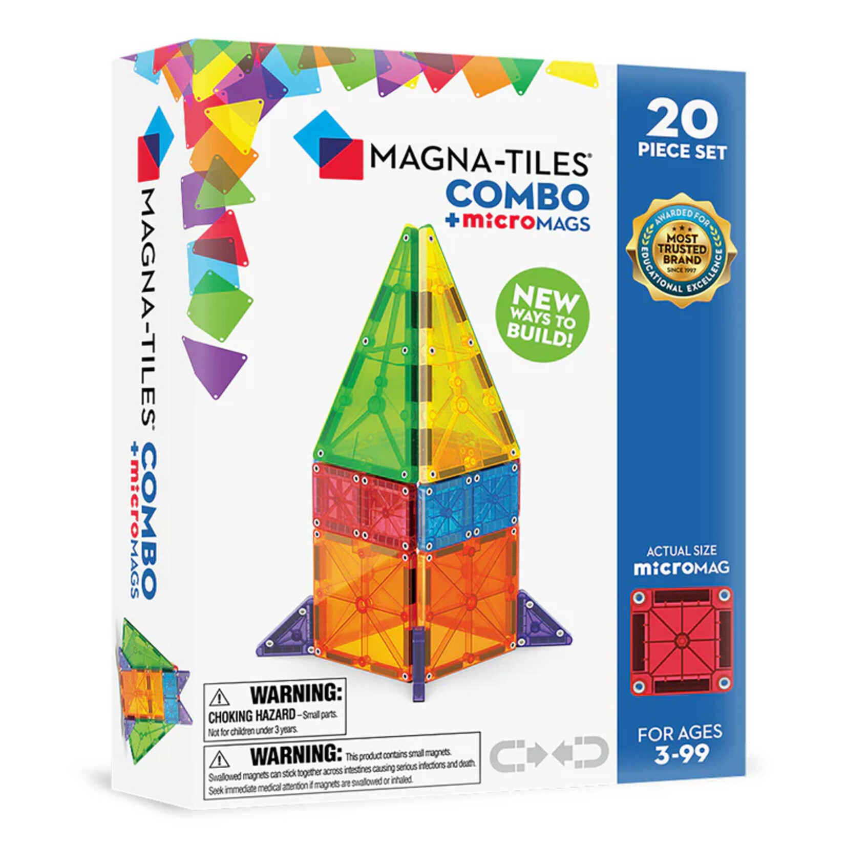 Magna-Tiles Magna-Tiles Combo 20 Piece Set