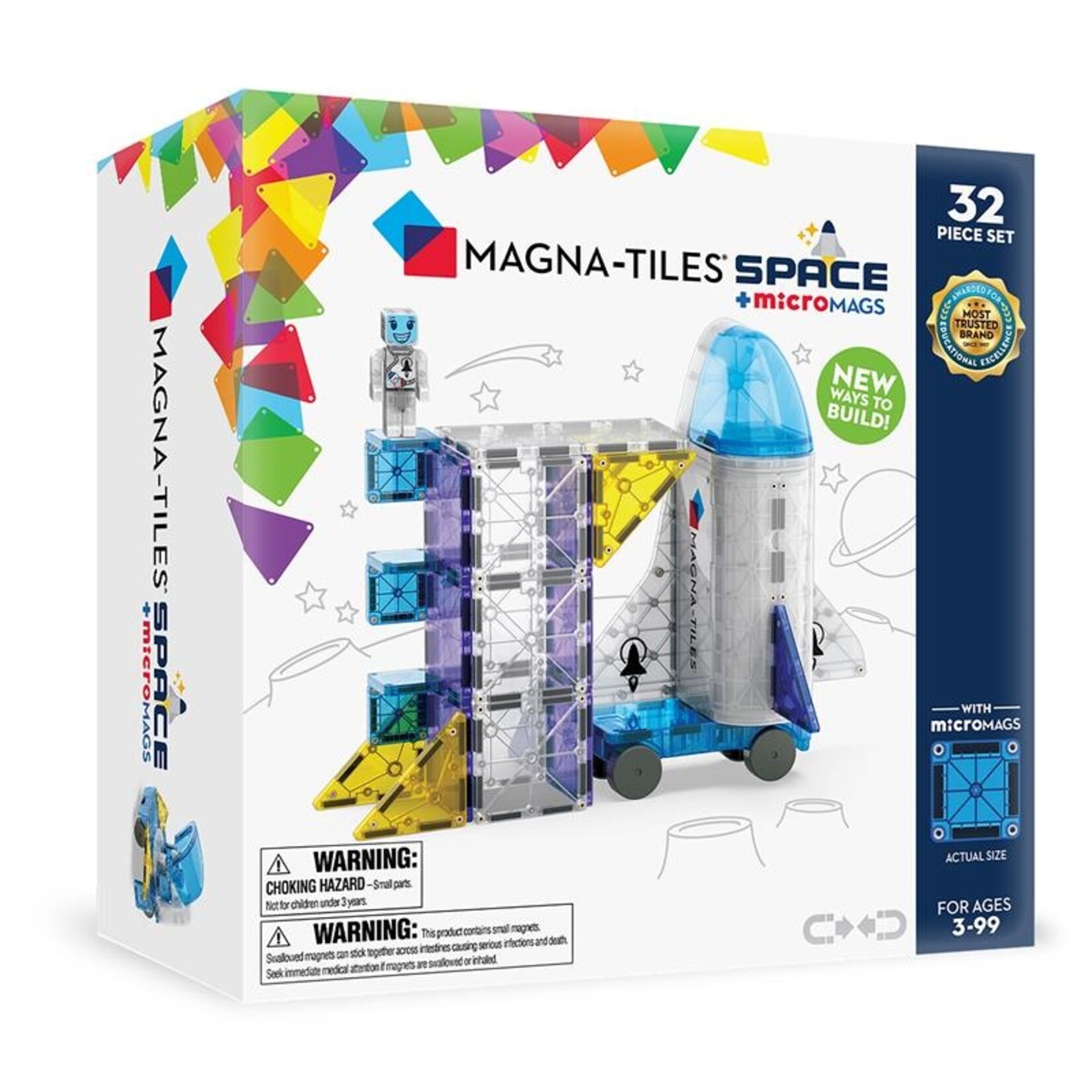 Magna-Tiles Magna-Tiles Space 32 Piece Set