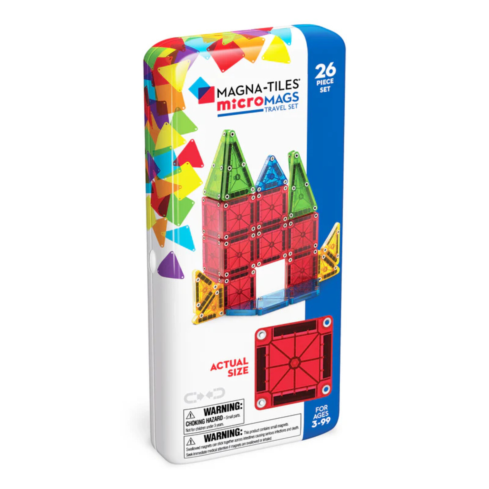Magna-Tiles Magna-Tiles MicroMAGS 26 Piece Travel Set