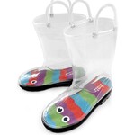 Pal Socks PEEK-A-BOOTS! See-Thru Rain Boots for Kids (5/6)