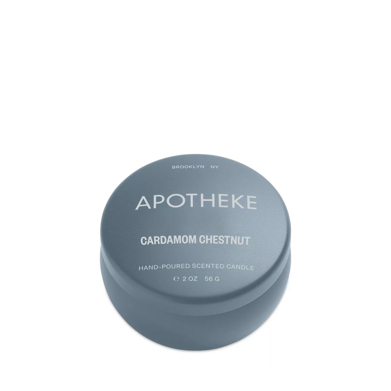 Apotheke Cardamom Chestnut Tin Candle