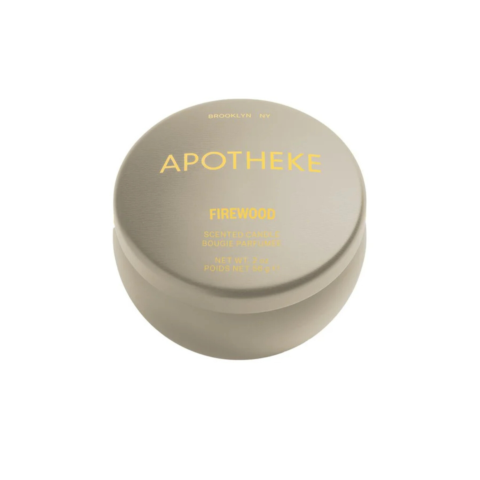 Apotheke Firewood Tin Candle