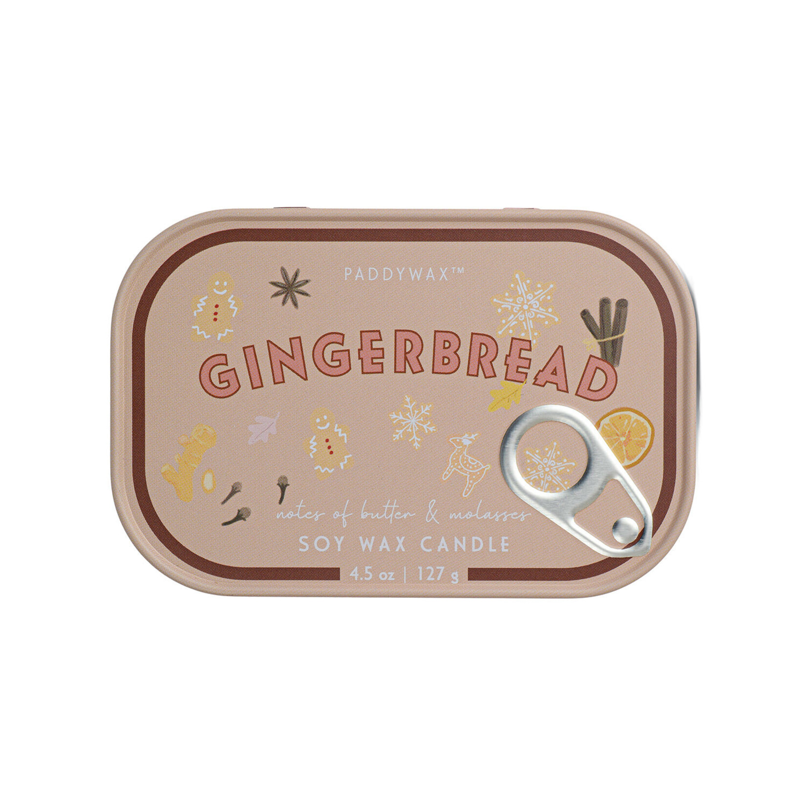 Paddywax Bistro Tin Candle- Gingerbread
